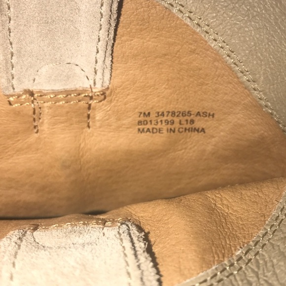 FRYE “FAYE“ TAUPE LIGHT BEIGE SUEDE ANKLE BOOTIES | SZ 7M | NEW (BOX OPTIONAL) - Picture 7 of 8